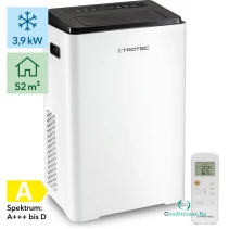 Aer conditionat portabil Trotec PAC 3900 X Capacitate 13.300 BTU Debit 420mc/ora Telecomanda Display Timer Pentru 52mp la 2,799.00 lei ron